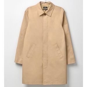A.P.C. Urban Mac Ville Coat in Tan Beige